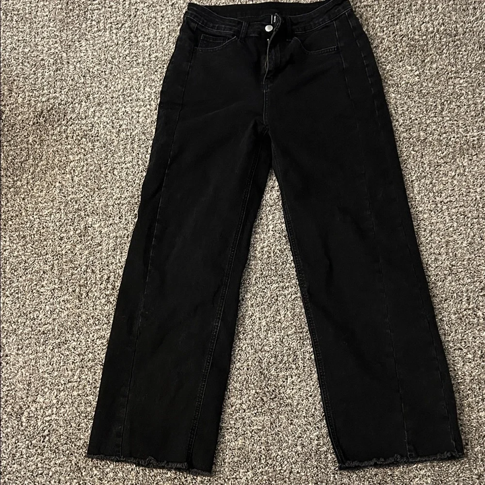 PrettyGarden Classic Black Women's Jeans - size 10 - Picture 2 of 6